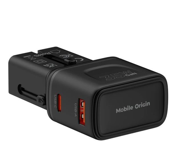 Mobile Origin Travel adapter 35W EU/US/UK/AU black - 1485310 - zdjęcie 4